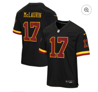 Men 2026 Washington Commanders #17 McLaurin black Nike Limited NFL Jersey 0416001